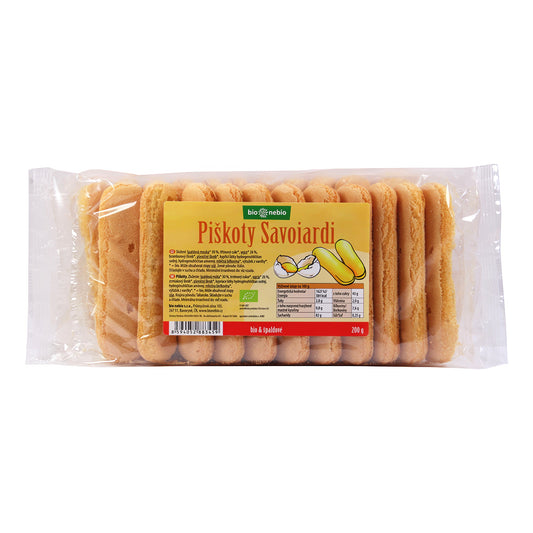 635195 Piškoty cukrářské špaldové Savoiardi 200 g BIO   BIO NEBIO-1