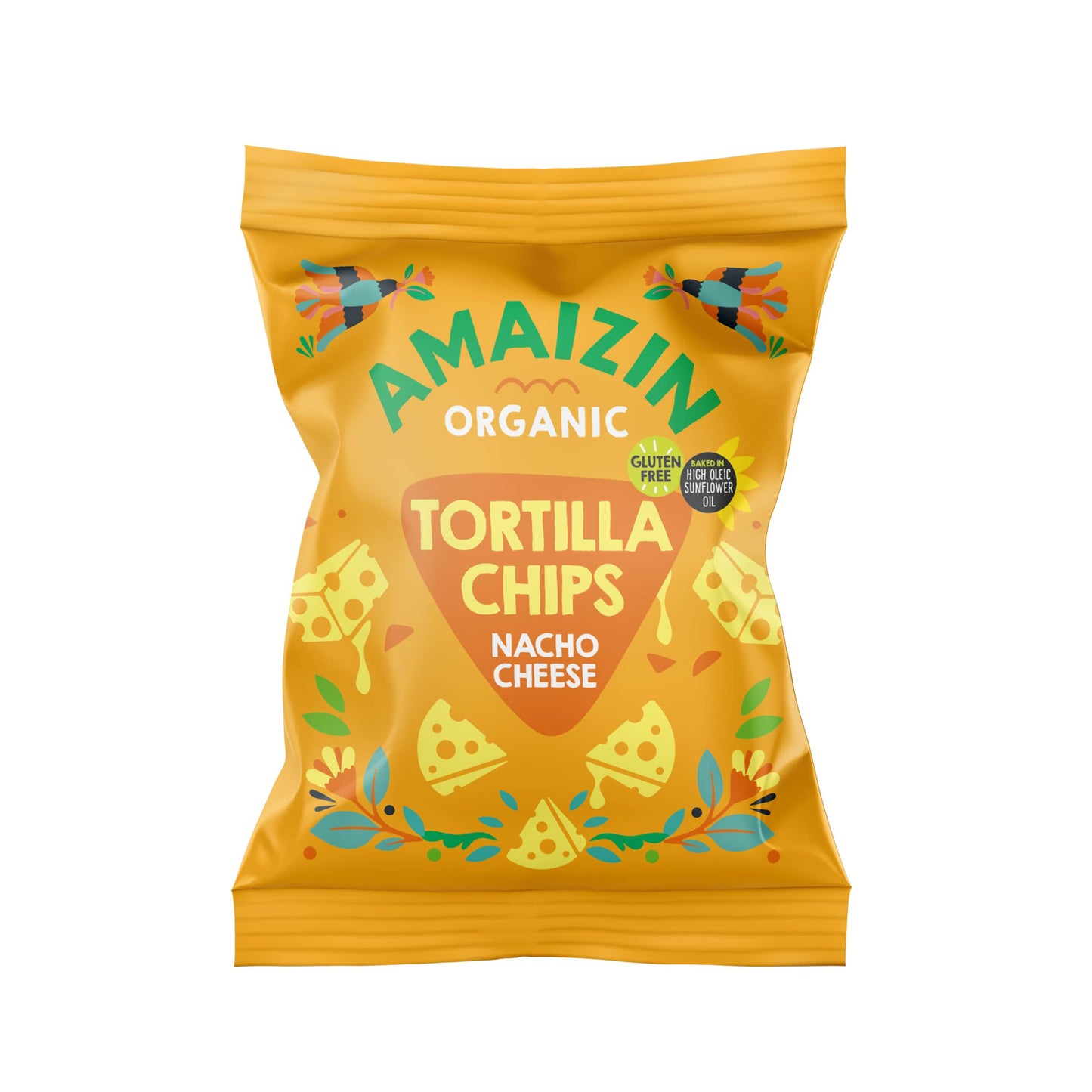 640011 Chipsy kukuřičné nacho s příchutí sýra 150 g BIO   AMAIZIN-1