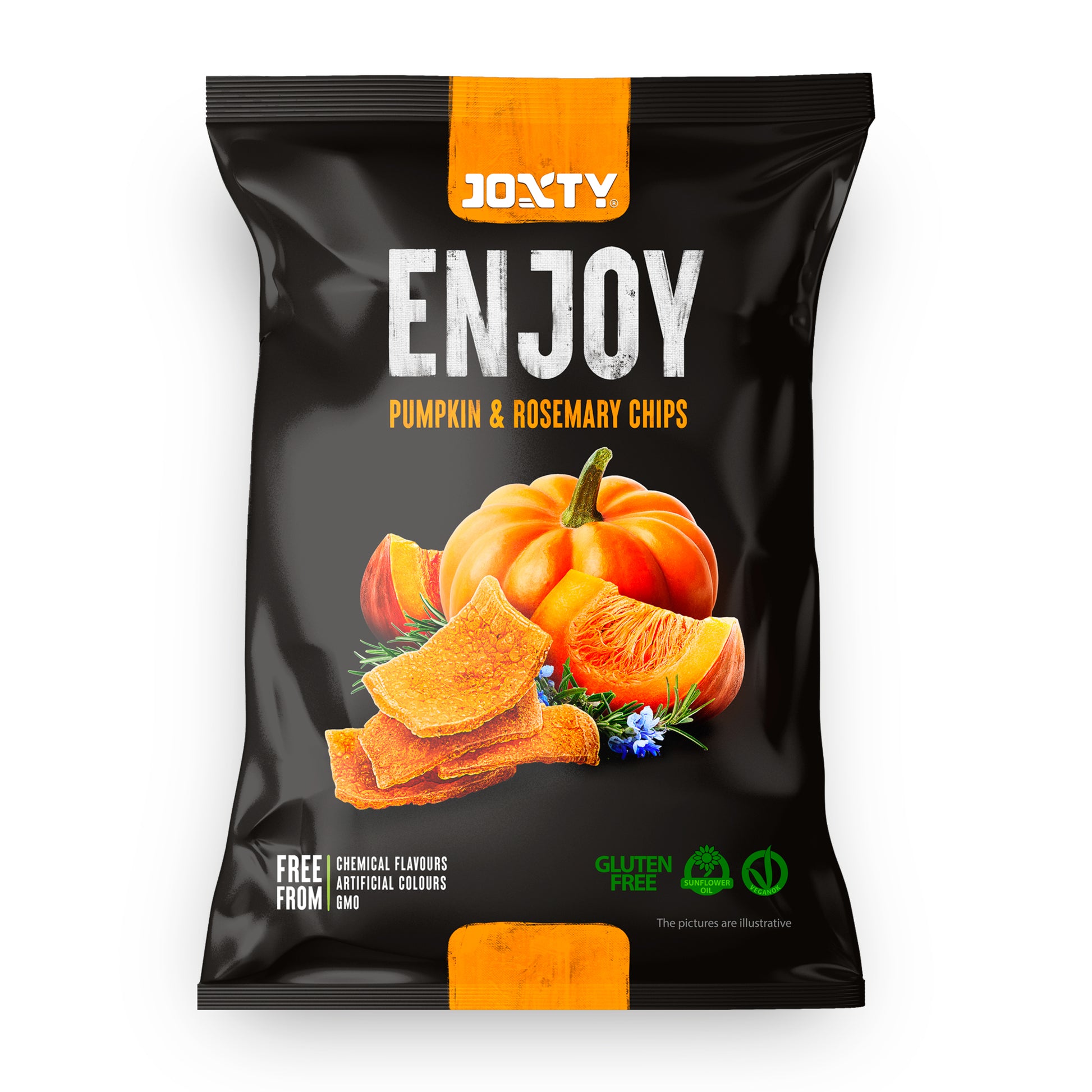 640037 Chipsy bramborové s dýní a rozmarýnem 40 g   JOXTY ENJOY CHIPS-1