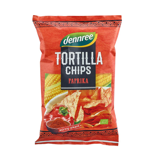 640065 Chipsy kukuřičné paprikové 125 g BIO   DENNREE-1