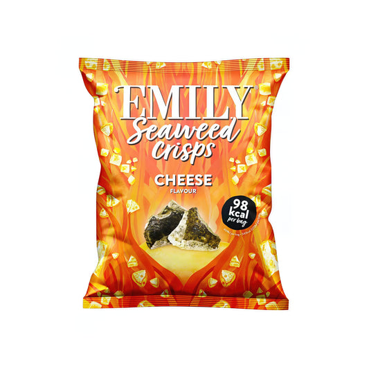 640116 Křupky z mořských řas s příchutí sýru vegan 18 g   EMILY-1