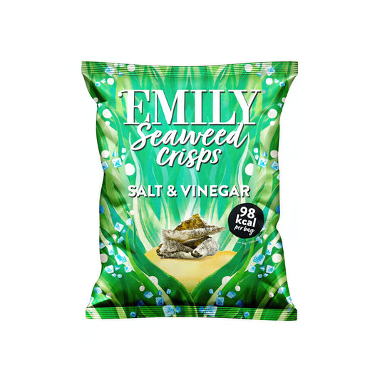 640118 Křupky z mořských řas s octem a mořskou solí 18 g   EMILY-1