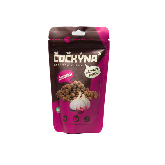 640126 Čočka smažená - česnek 100 g BIO   ČOČKÝNA-1