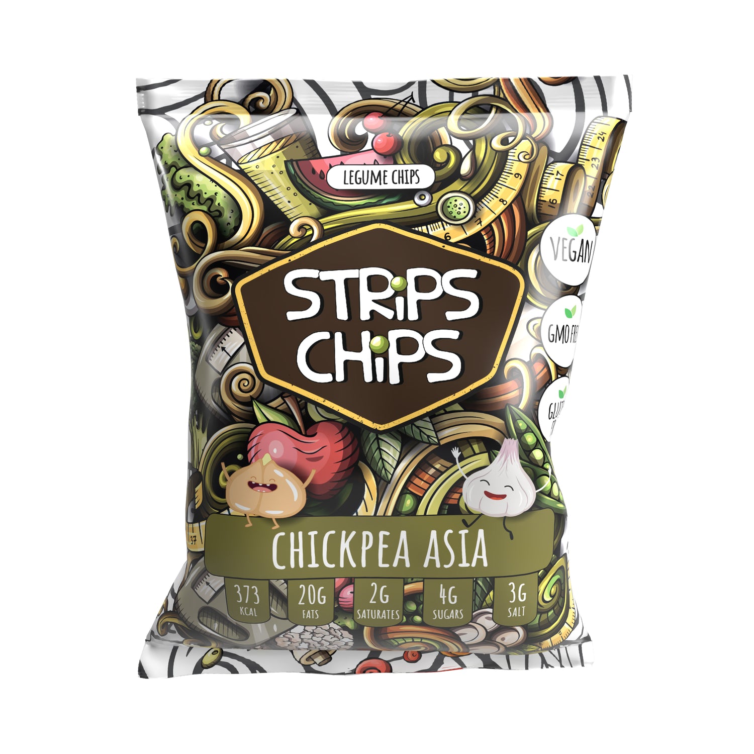 645036 Krekry luštěninové Asia 90 g   STRIPS CHIPS-1