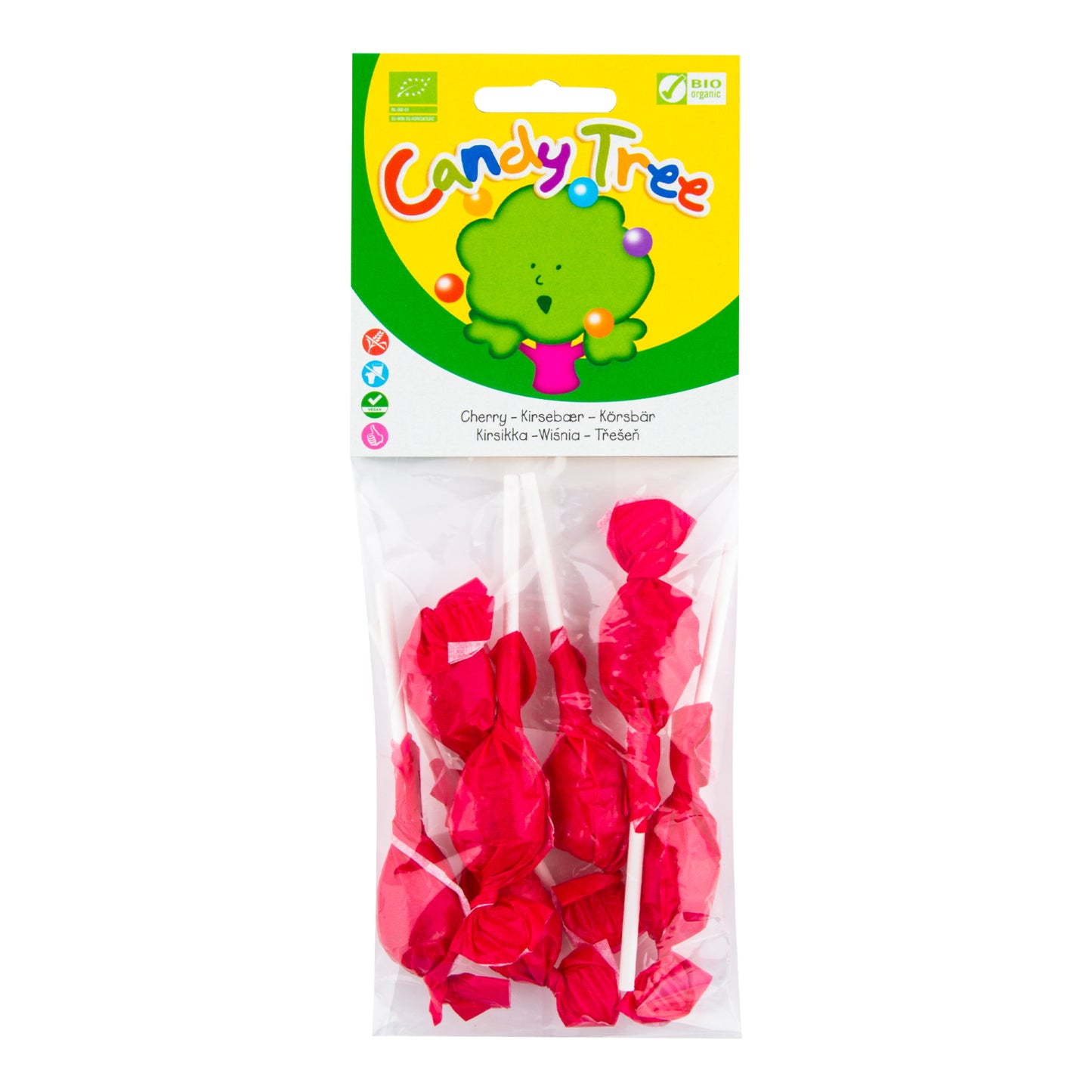 660015 Lízátka s příchutí třešeň bezlepková 7x10 g BIO   CANDY TREE-2