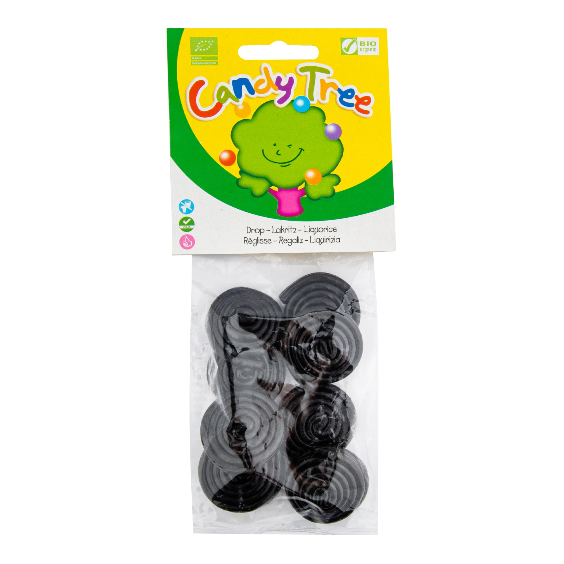 660089 Šneci s příchutí lékořice 100 g BIO   CANDY TREE-1