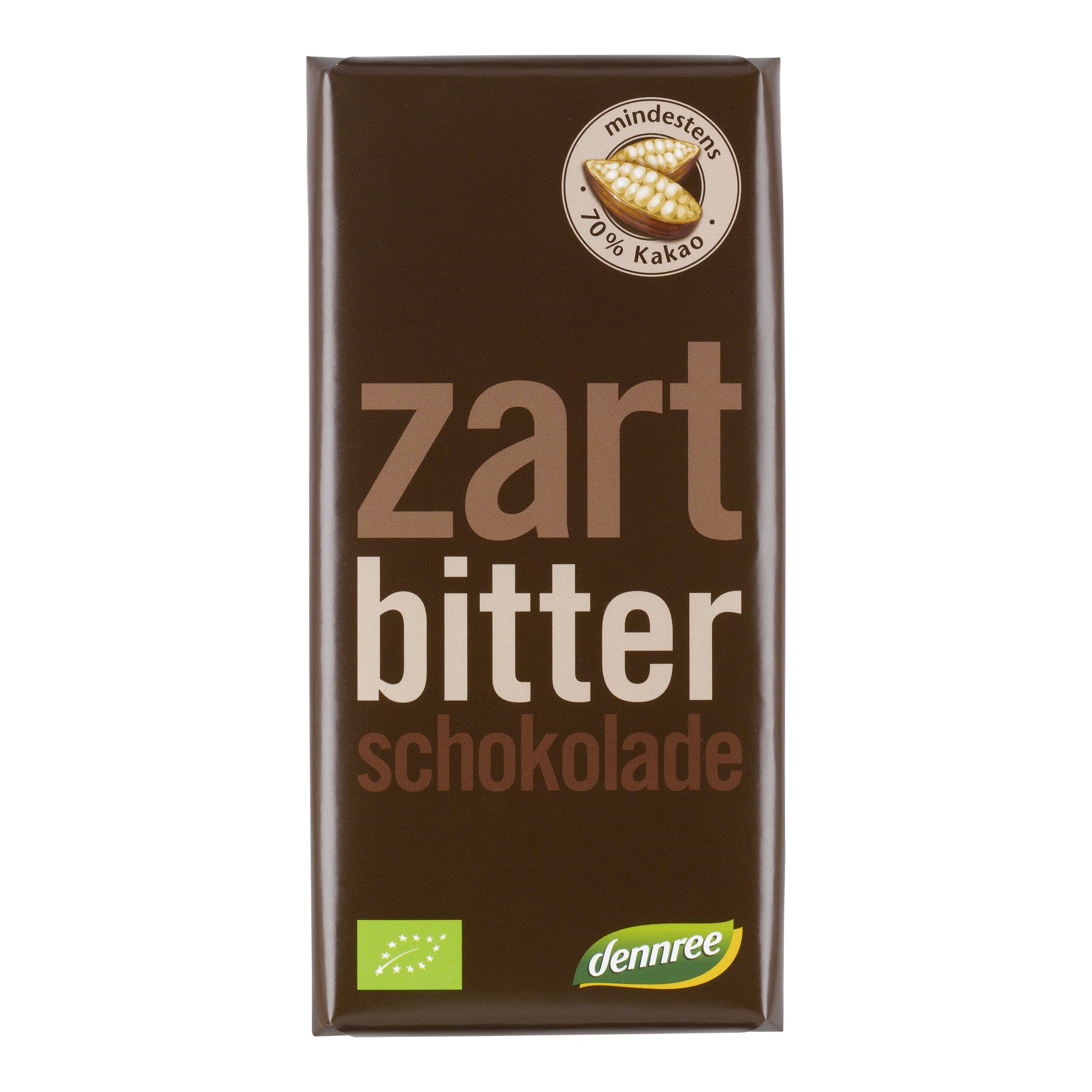 660131 Čokoláda hořká 70% 100 g BIO   DENNREE-1