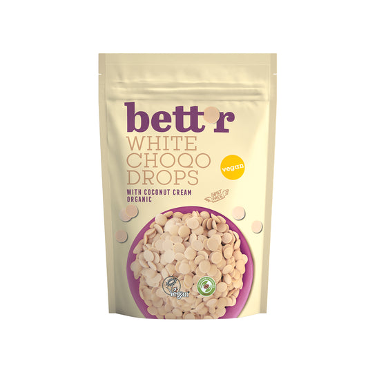 660154 Pecičky čokoládové bílé veganské 200 g BIO   BETT´R-1