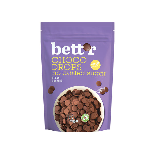 660155 Pecičky čokoládové bez přidaného cukru veganské  200 g BIO   BETT´R-1