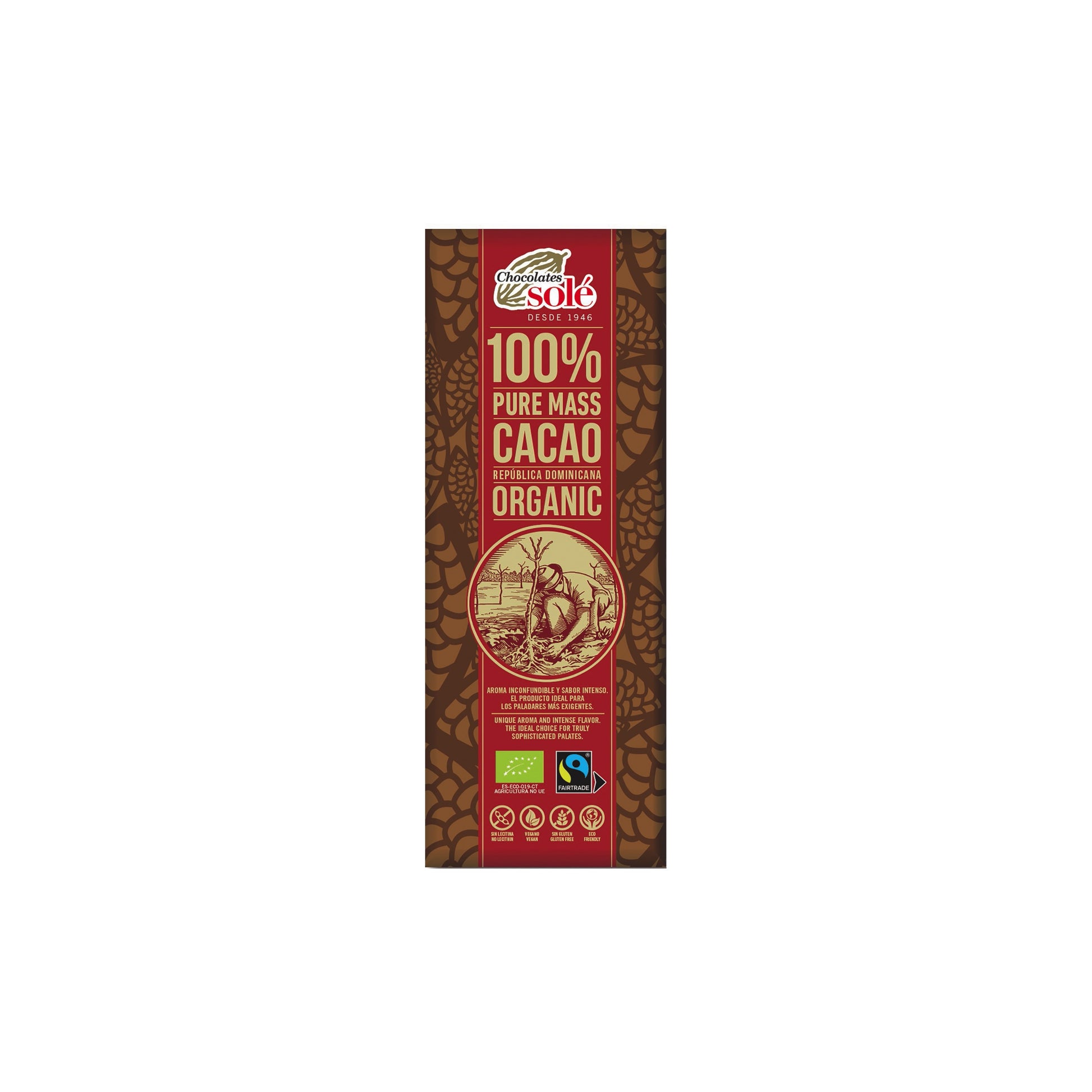 660189 Čokoláda hořká 100 % 25 g BIO   SOLÉ-1