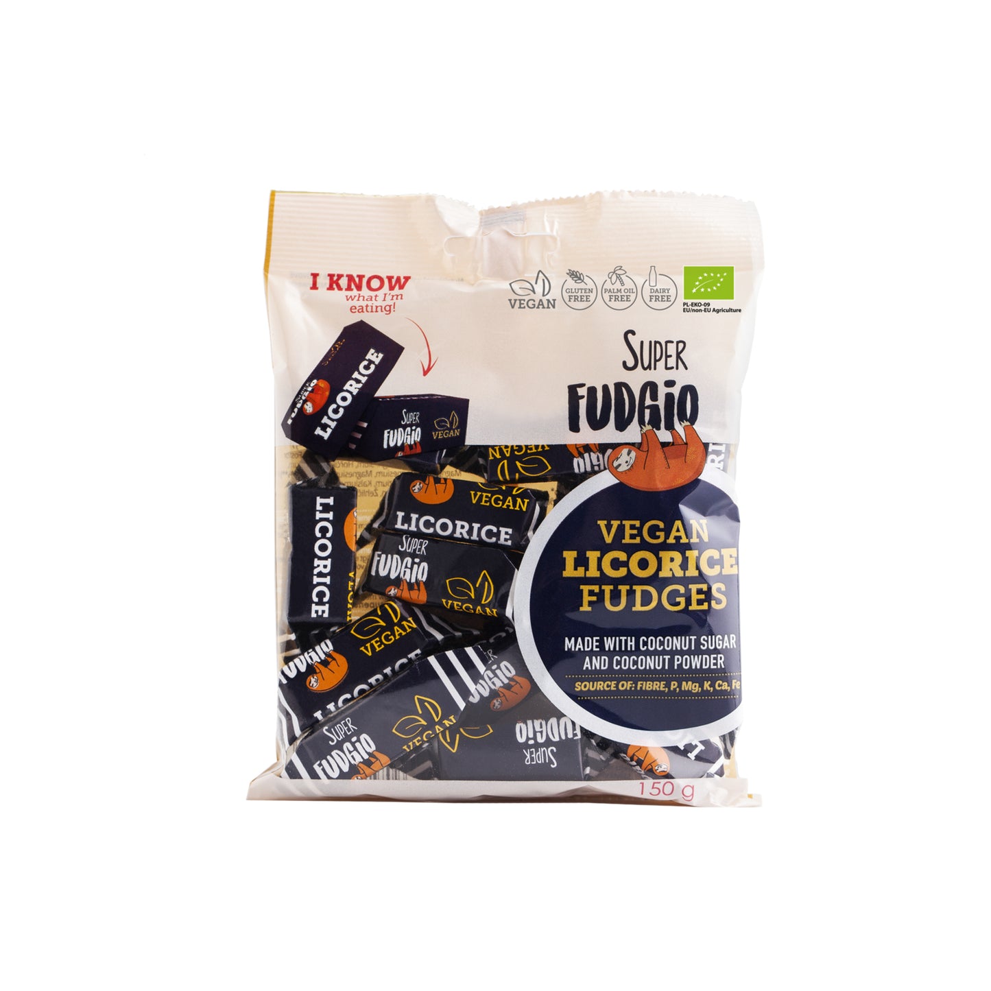 660224 Karamely lékořice vegan 150 g BIO   SUPERFUDGIO-1