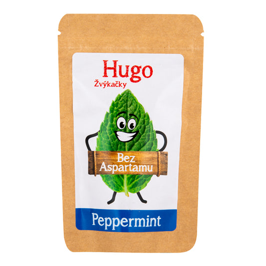 662233 Žvýkačky HUGO peppermint 8,4 g   VELEBA-1