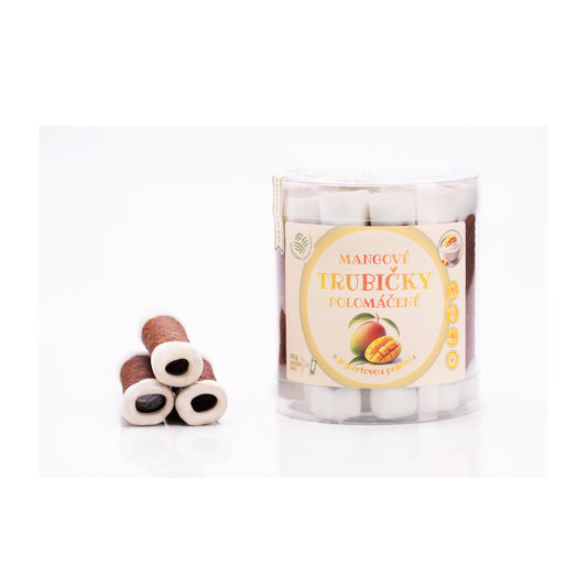 662246 Trubičky ovocné polomáčené mango 220 g   BIOPRODUKT JT-1