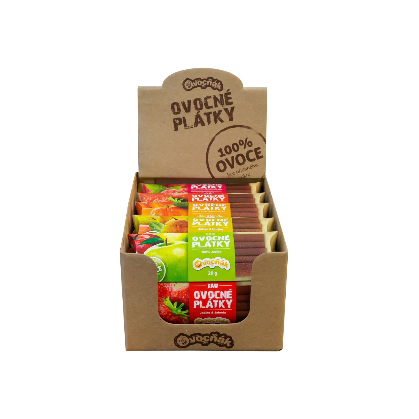 662272 Plátky mix 5 příchutí 20 ks x 20 g   OVOCŇÁK-1