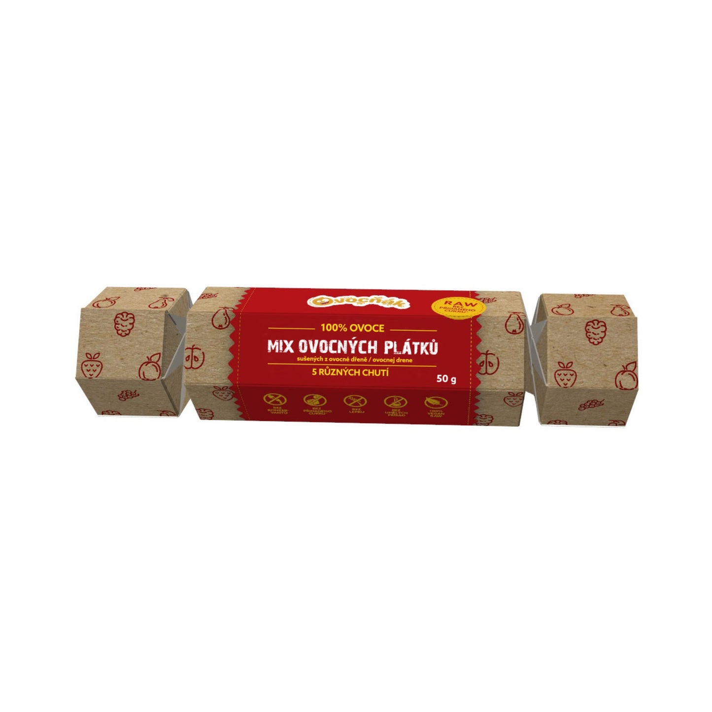 662273 Mix ovocných plátků - Bonbón 50 g   OVOCŇÁK-1