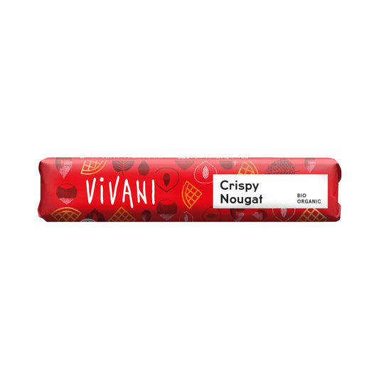 665222 Tyčinka mléčná čokoláda nugát-oplatka 40 g BIO   VIVANI-2