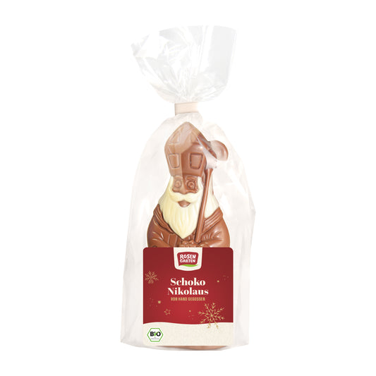 665323 Figurka Mikuláš z mléčné čokolády 60 g BIO   ROSENGARTEN-1