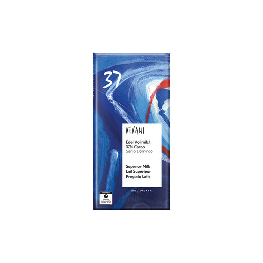 665370 Čokoláda mléčná Santo Domingo 80 g BIO   VIVANI-1