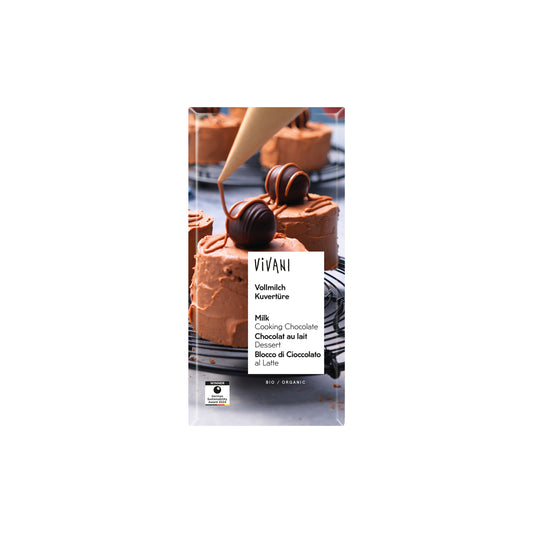 665377 Čokoláda mléčná na vaření 150 g BIO   VIVANI-1
