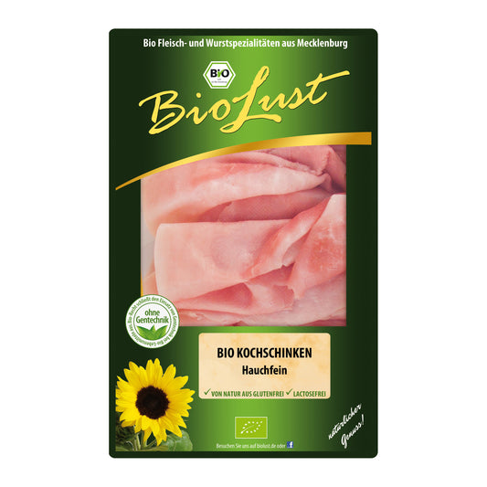 700002 Šunka vepřová dušená krájená 80 g BIO   BioLust