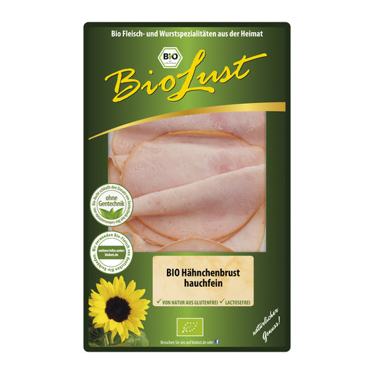 700004 Šunka kuřecí shaved 80 g BIO   BioLust