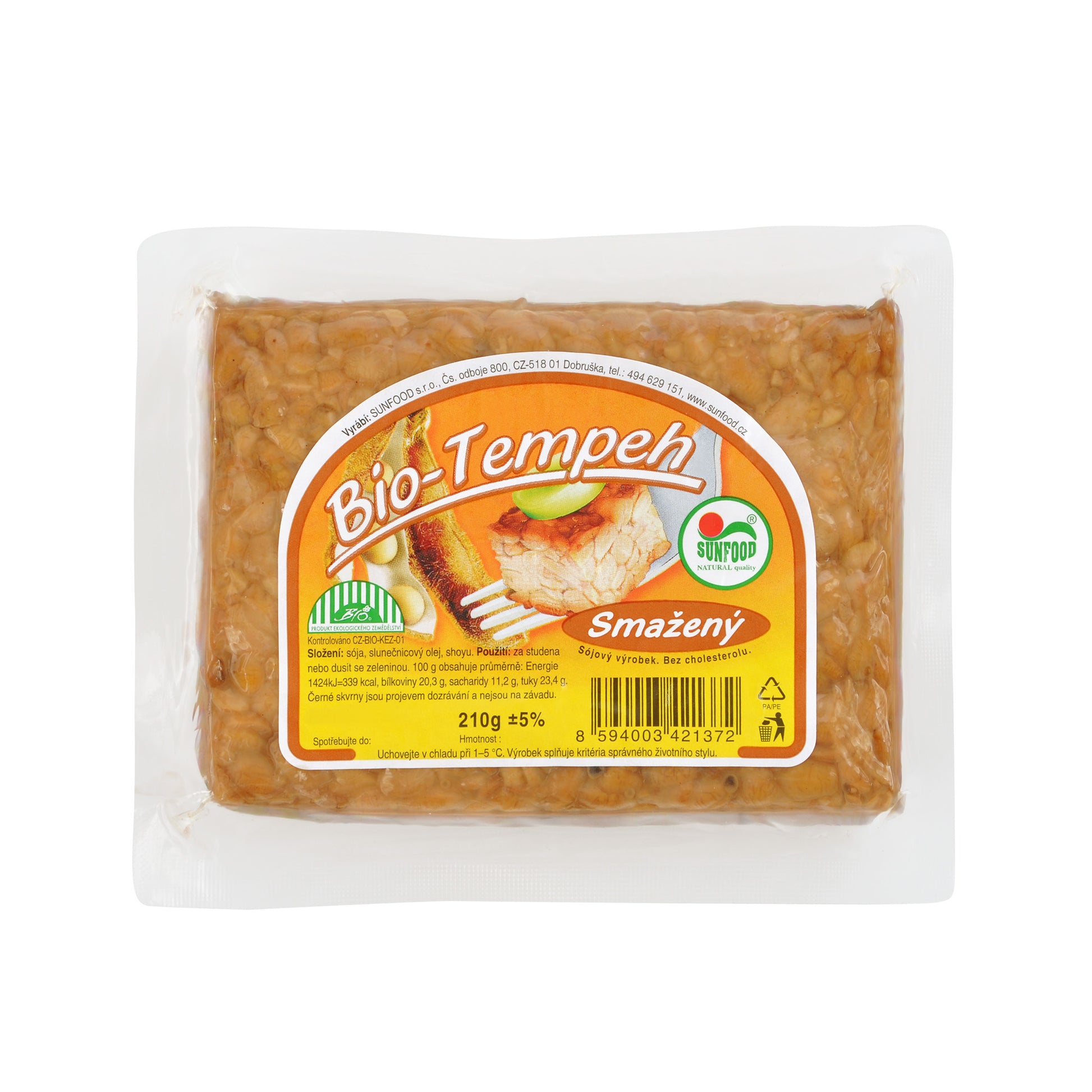 710001 Tempeh smažený 210 g BIO   SUNFOOD-1