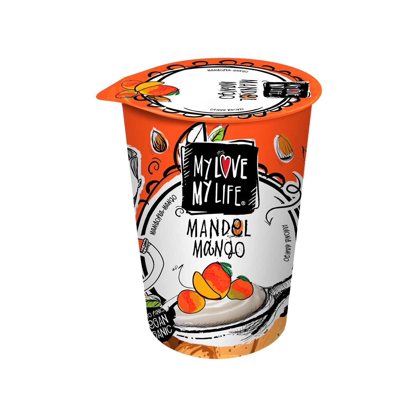 711087 Zakysaný mandlový Mango 180 g BIO   MY LOVE MY LIFE-1