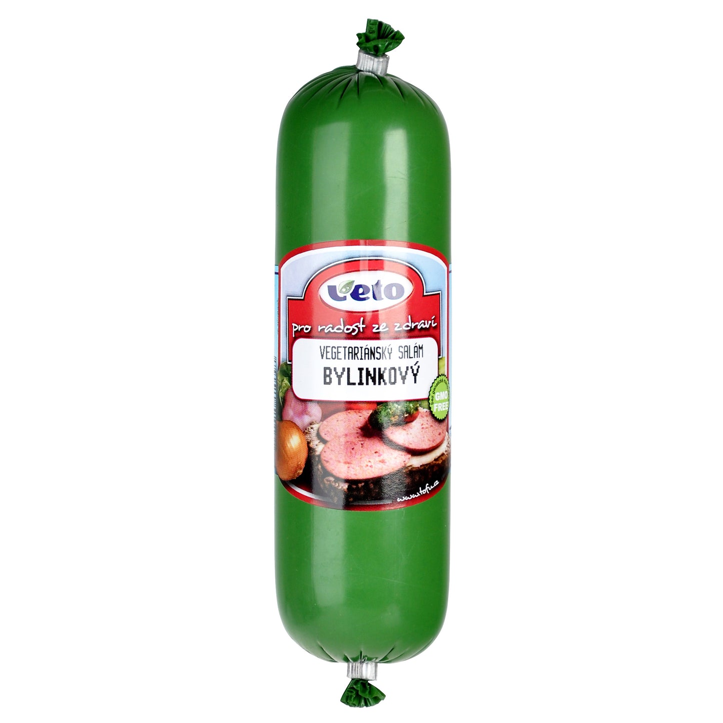 712016 Salám bylinkový vegetariánský 220 g   VETO ECO-1
