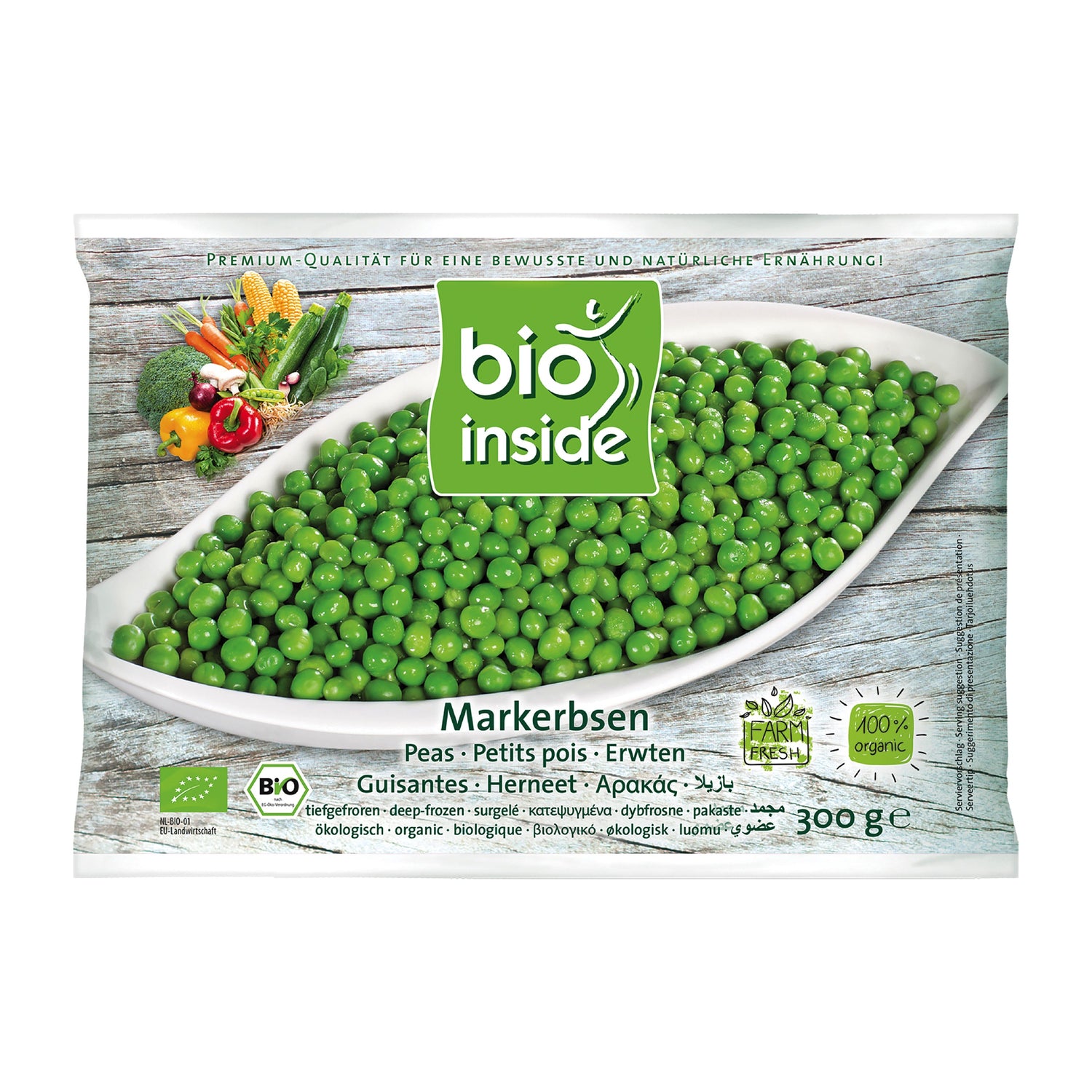 712206 Hrášek mražený 300 g BIO   BIO INSIDE-1