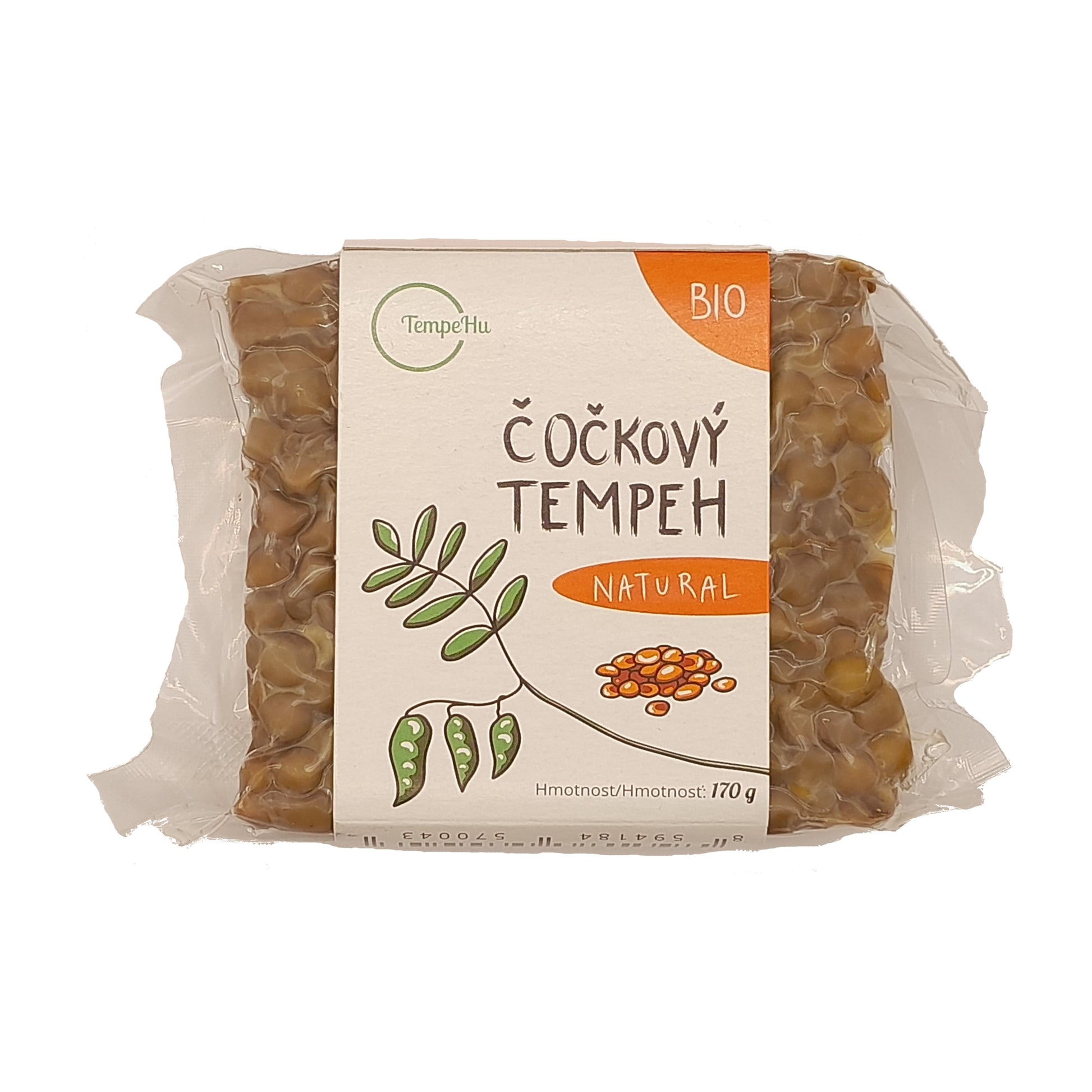 712252 Tempeh čočkový natural 170 g BIO   TEMPEHU-1