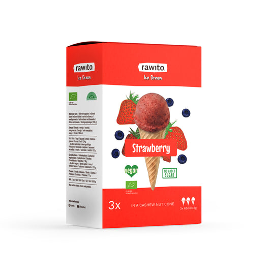 712261 Kornout raw Jahoda 3x45 g BIO   RAWITO-1