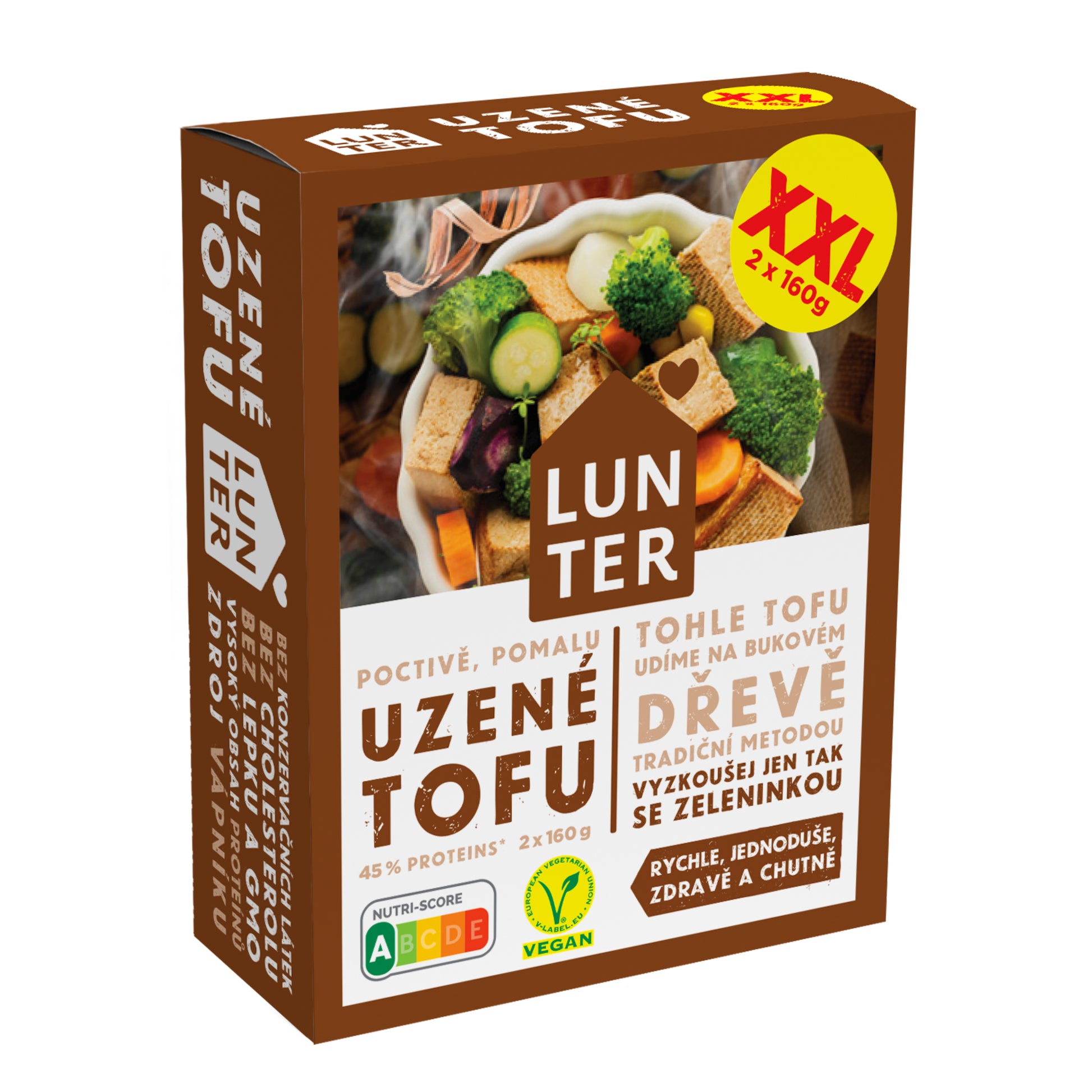 713086 Tofu uzené XXL 320 g (2x160 g)   LUNTER-1