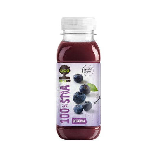 719039 Šťáva 100 % borůvka 250 ml   UGO-1