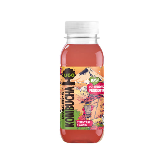 719054 Kombucha zelený čaj s malinou 250 ml   UGO-1