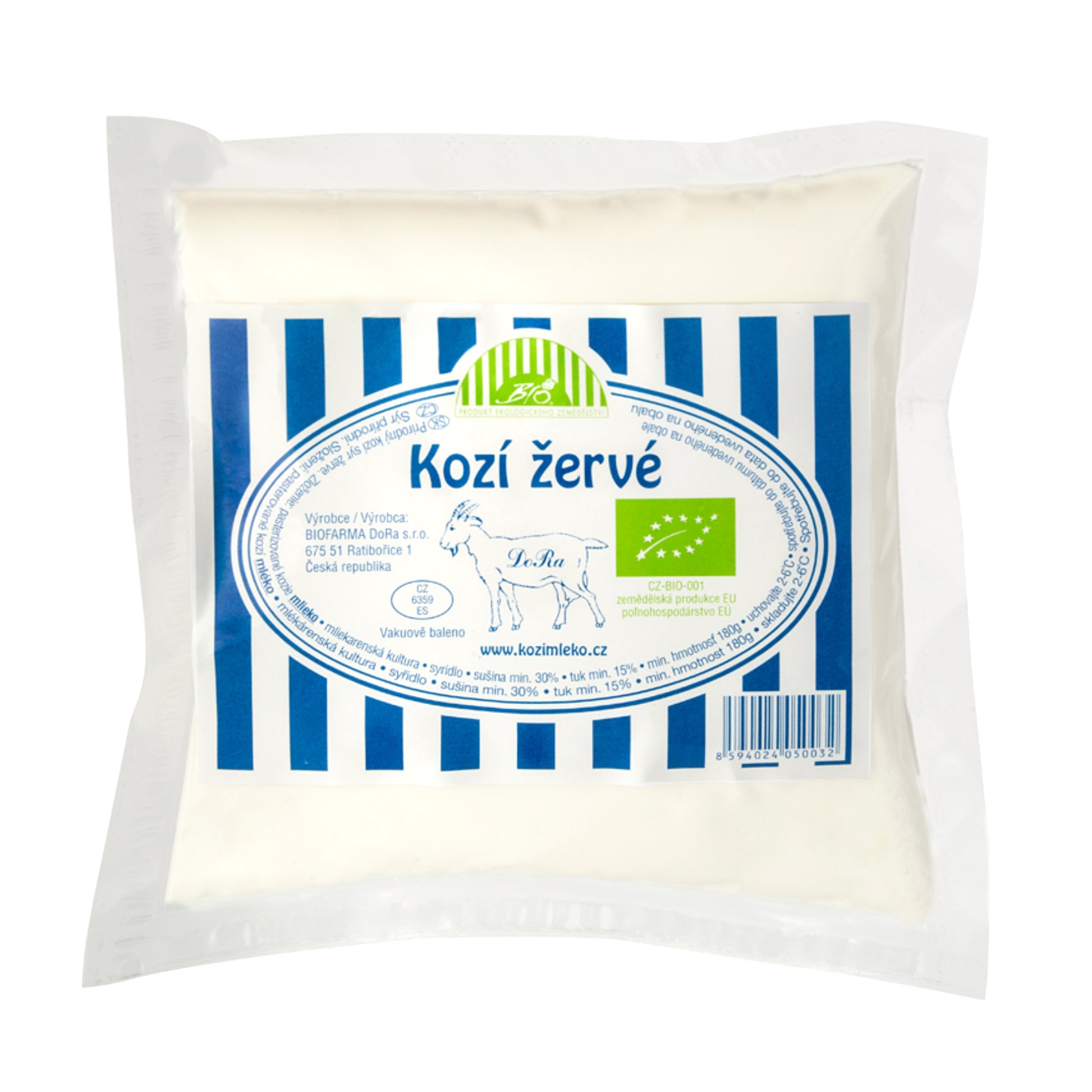 720259 Žervé kozí 150 g BIO   BIOFARMA DORA-1