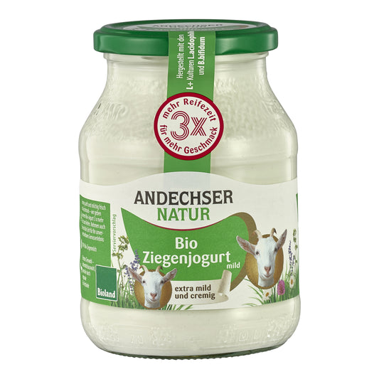 720262 Jogurt kozí bílý 3,5 % tuku 500 g BIO   Andechser Natur