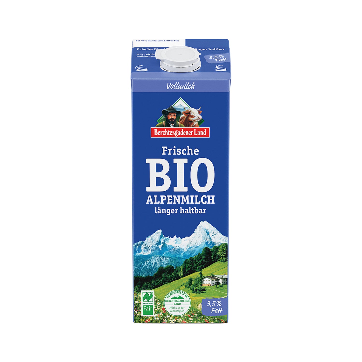 721136 Mléko čerstvé alpské plnotučné 1 l BIO   BGL-1