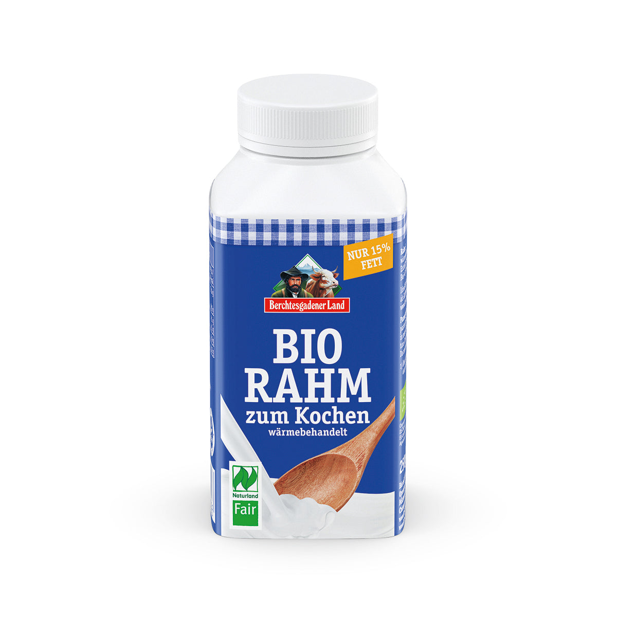 721182 Smetana na vaření 15 % tuku tetra-pack 250 g BIO   BGL-1