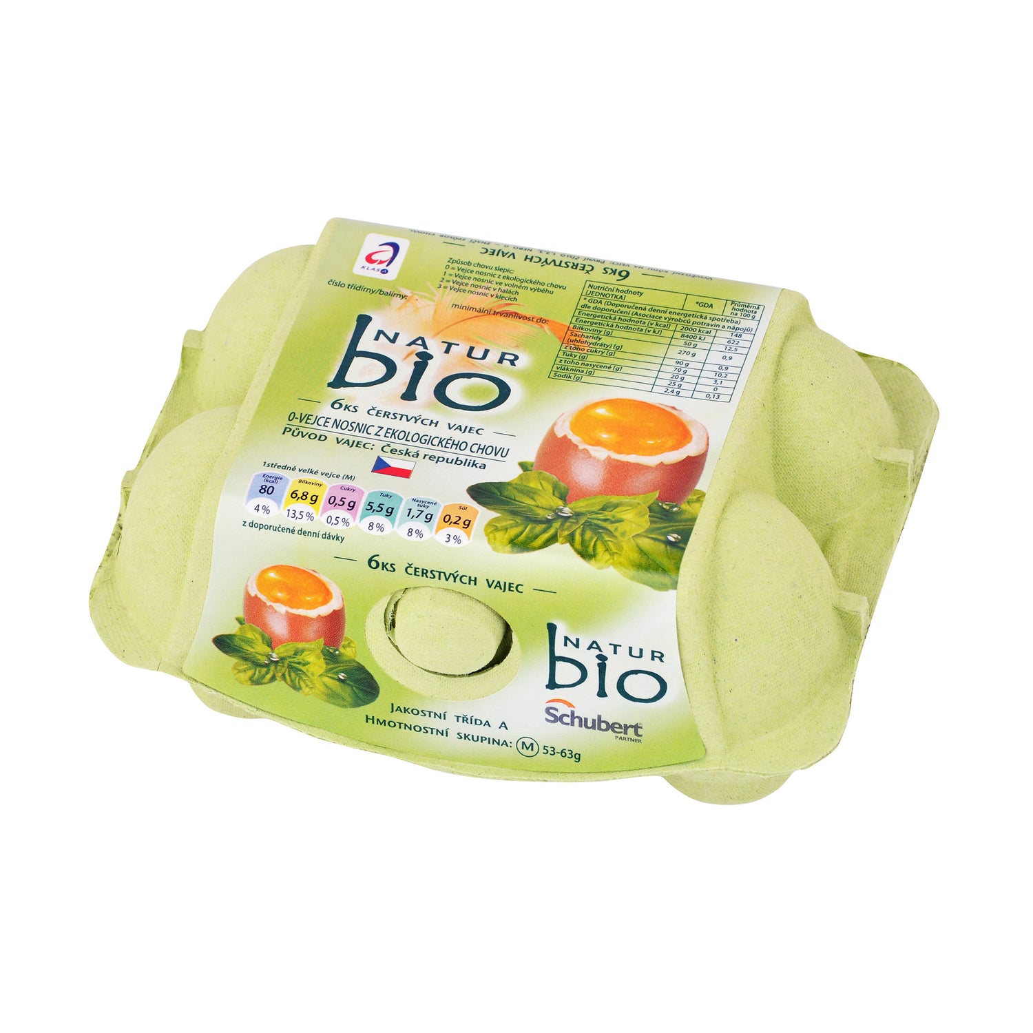 723001 Vejce  (6 ks – v ochranném obalu) BIO-1