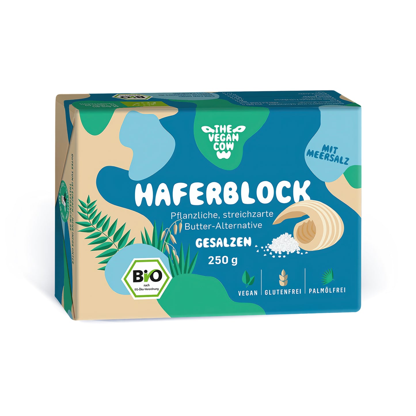 750019 Blok ovesný se solí 250 g BIO   THE VEGAN COW-1