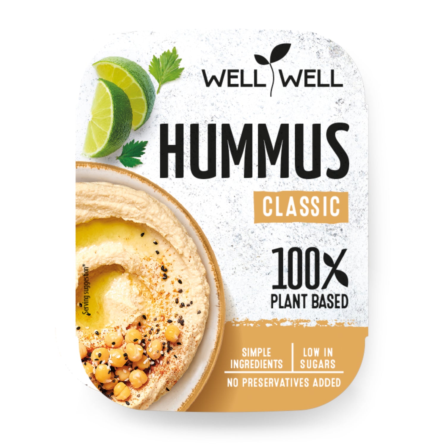 752091 Hummus - cizrnová pomazánka klasik 125 g   WELL WELL-1