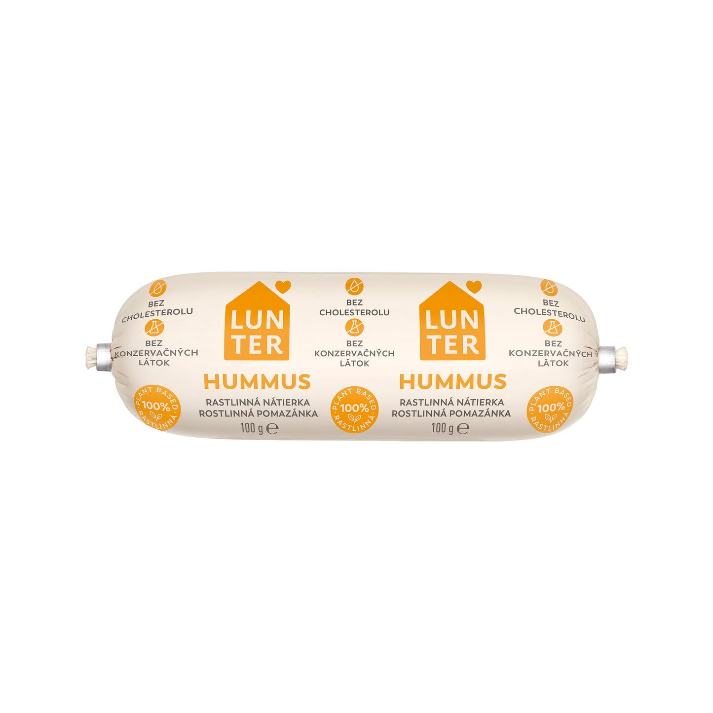 752107 Hummus - cizrnová pomazánka s česnekem 100 g   LUNTER-1