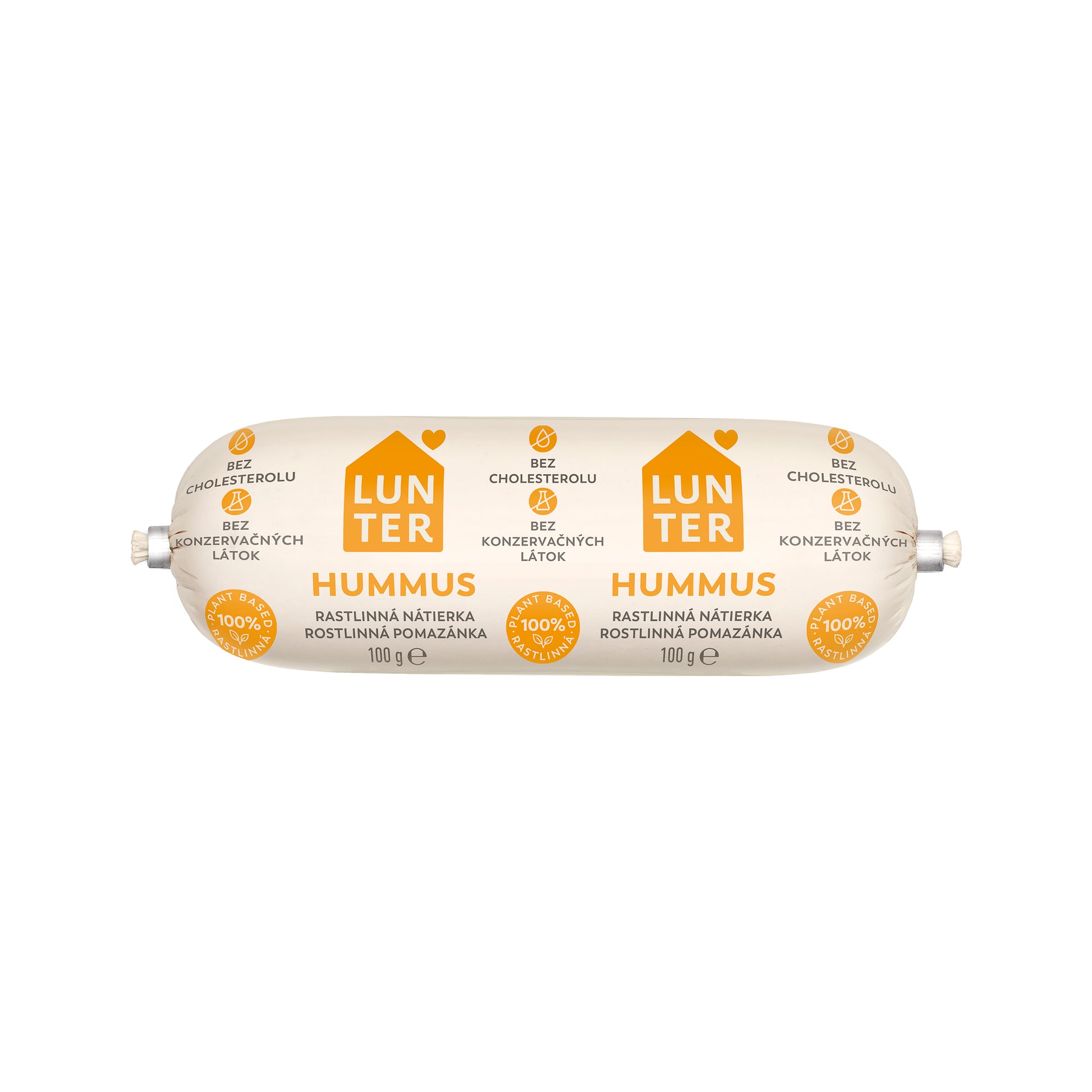 752107 Hummus - cizrnová pomazánka s česnekem 100 g   LUNTER-1