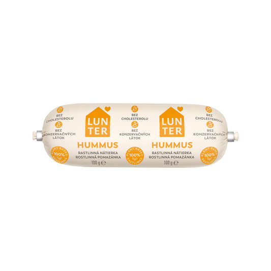 752107 Hummus - cizrnová pomazánka s česnekem 100 g   LUNTER-1