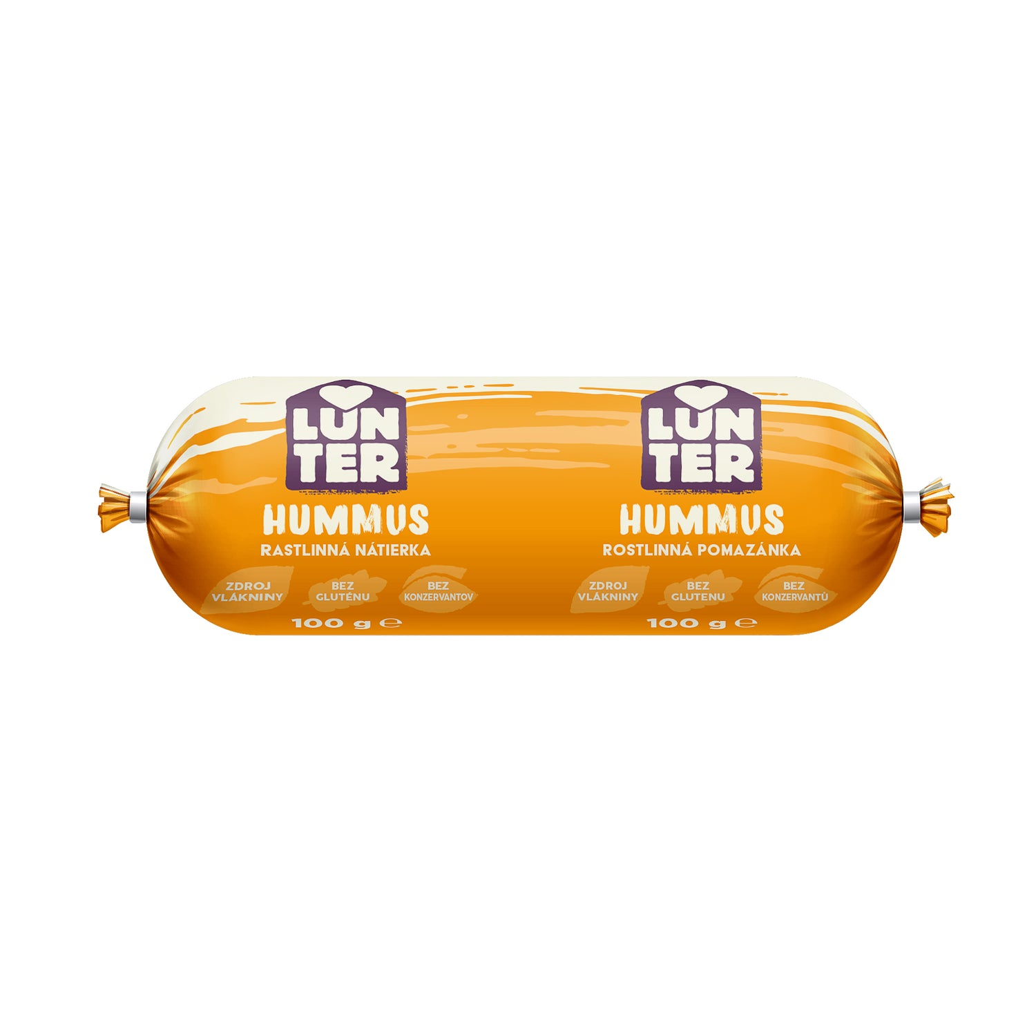 752107 Hummus - cizrnová pomazánka s česnekem 100 g   LUNTER-1