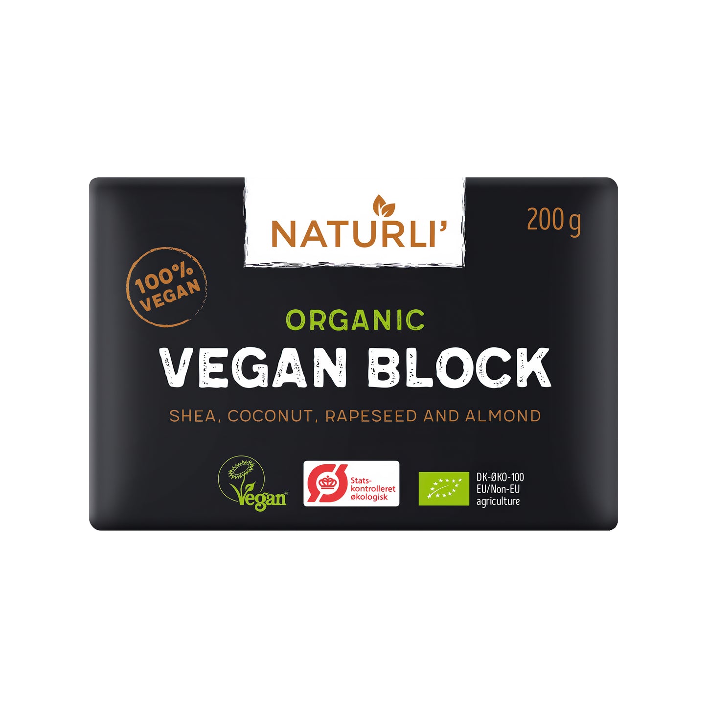 758025 Margarín rostlinný v kostce 200 g BIO   NATURLI-1
