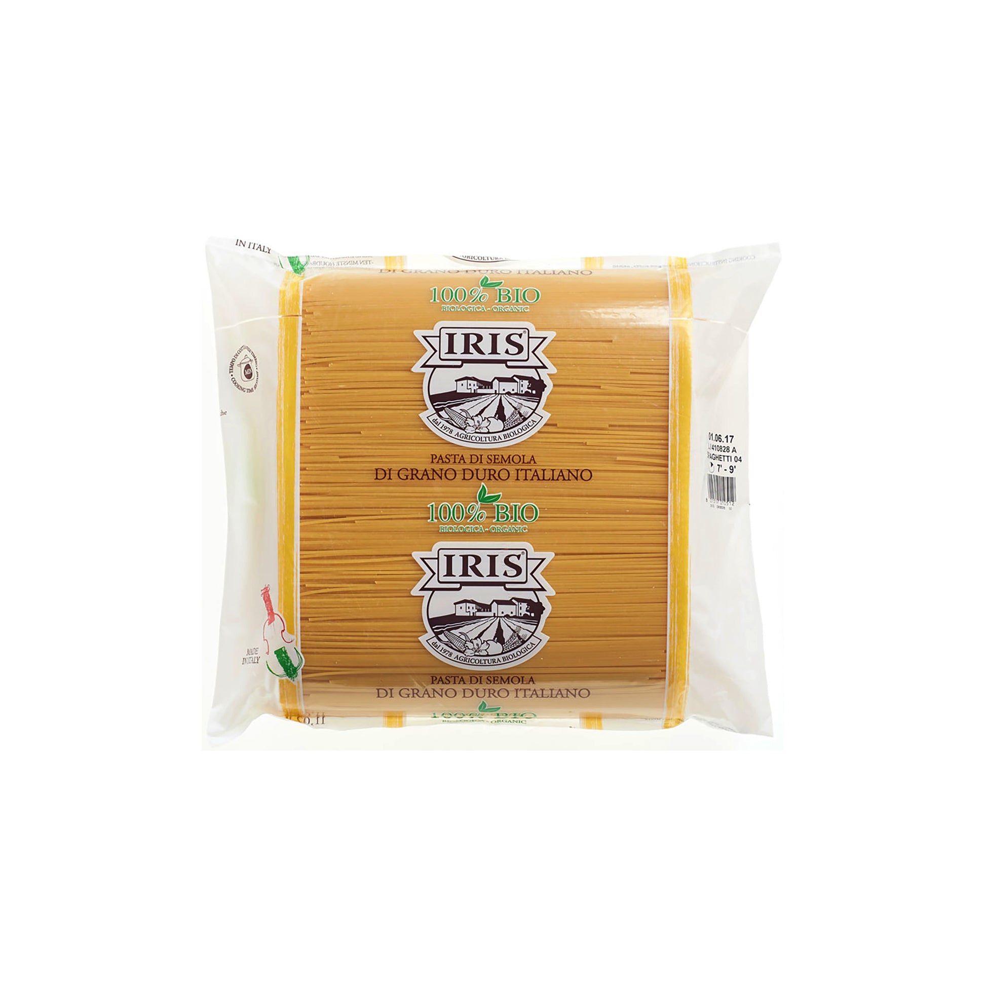 820126 Těstoviny špagety semolinové 5 kg BIO-1