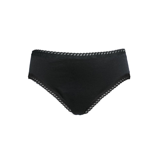 900030 Kalhotky menstruační Panty na silnou menstruaci - černé L   ANAÉ BY ECODIS-1