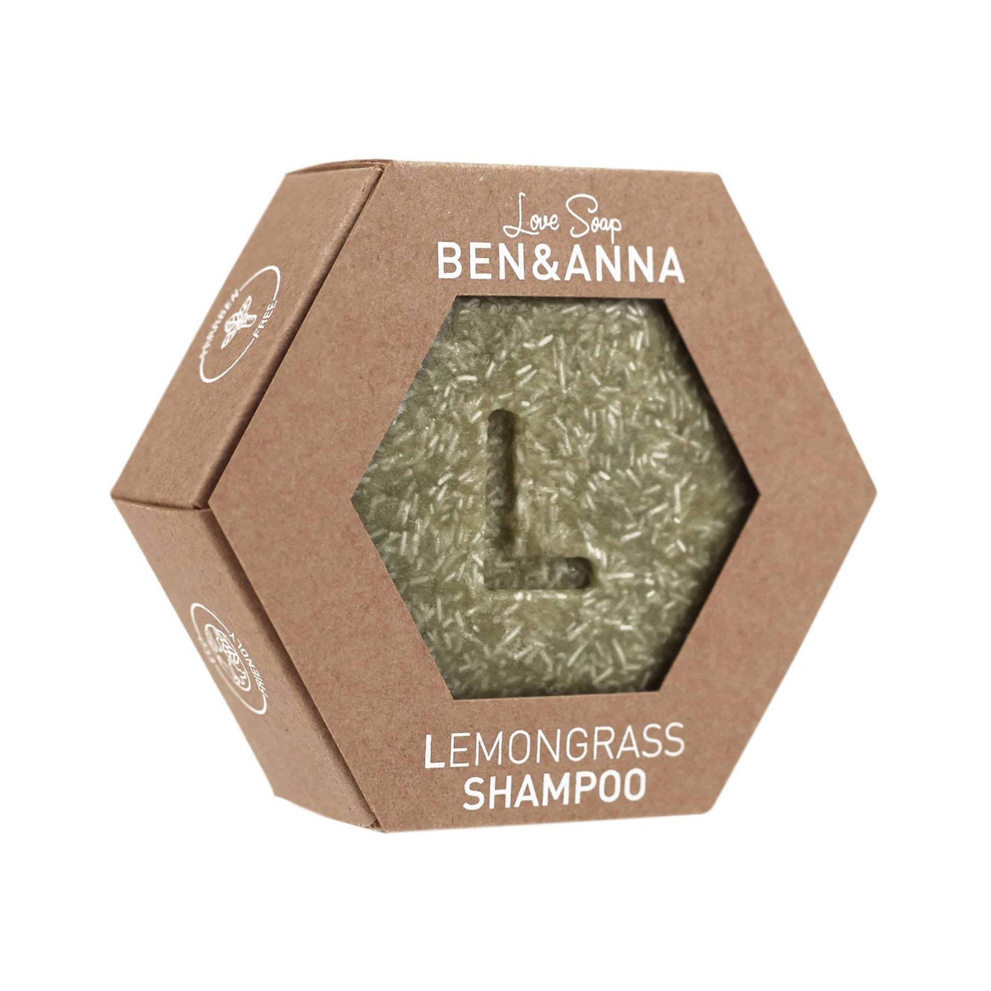 900073 Šampon tuhý pro suché a namáhané vlasy Citronová tráva 60 g   BEN & ANNA-1