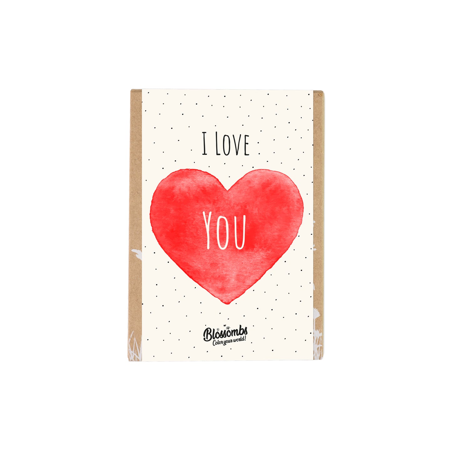 900110 Bomby semínkové - Dárková sada mini "Miluji tě" 4 ks   BLOSSOMBS-1